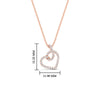 Load image into Gallery viewer, diamond-twist-pave-heart-pendant-in-FDPD11384-NL-RG