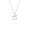 Load image into Gallery viewer, diamond-twist-pave-heart-pendant-in-FDPD11384-NL-WG