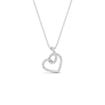 Load image into Gallery viewer, diamond-twist-pave-heart-pendant-in-FDPD11384-NL-WG
