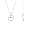 Load image into Gallery viewer, diamond-twist-pave-heart-pendant-in-FDPD11384-NL-WG