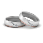 Load image into Gallery viewer, Diamond Wedding Rings For Gay Couples
