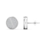 Load image into Gallery viewer, Disc Diamond Mens Earrings
