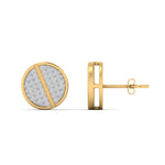 Load image into Gallery viewer, Disc Diamond Mens Earrings
