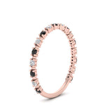 Load image into Gallery viewer, dott-thin-stacking-ring-with-black-diamond-in-rose-gold-FD123202BGBLACKANGLE3-NL-RG.jpg
