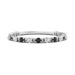 Load image into Gallery viewer, dott-thin-stacking-ring-with-black-diamond-in-white-gold-FD123202BGBLACKANGLE3-NL-WG.jpg
