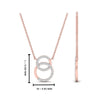 Load image into Gallery viewer, double-diamond-circle-pendant-necklace-in-FD-PD10835-NL-RG