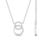 Load image into Gallery viewer, double-circle-diamond-necklace-in-fdpd10835-fancy-nl-wg