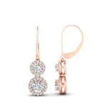 Load image into Gallery viewer, double-drop-lever-back-round-diamond-halo-earrings-in-rose-gold-FDEAR11226-NL-RG.jpg
