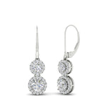 Load image into Gallery viewer, double-drop-lever-back-round-diamond-halo-earrings-in-white-gold-FDEAR11226-NL-WG.jpg
