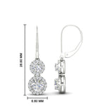 Load image into Gallery viewer, double-drop-lever-back-round-diamond-halo-earrings-in-white-gold-FDEAR11226-NL-WG.jpg
