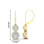 Load image into Gallery viewer, double-drop-lever-back-round-diamond-halo-earrings-in-yellow-gold-FDEAR11226-NL-YG.jpg
