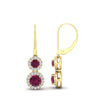 Load image into Gallery viewer, double-drop-lever-back-round-diamond-halo-earrings-with-pink-sapphire-in-yellow-gold-FDEAR11226GSADRPI-NL-YG.jpg