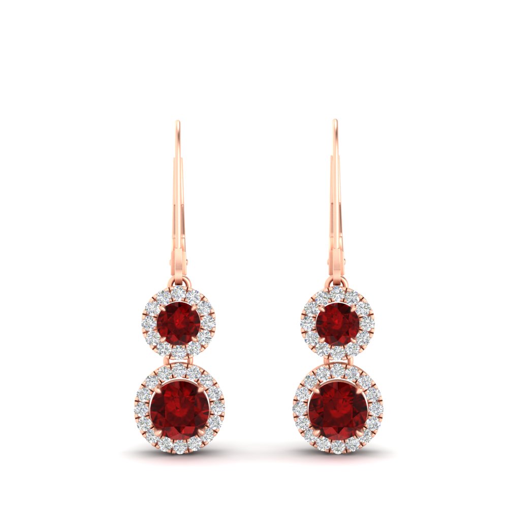 double-drop-lever-back-round-diamond-halo-earrings-with-ruby-in-rose-gold-FDEAR11226GRUDR-NL-RG.jpg