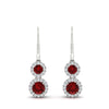 Load image into Gallery viewer, double-drop-lever-back-round-diamond-halo-earrings-with-ruby-in-white-gold-FDEAR11226GRUDR-NL-WG.jpg