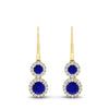 Load image into Gallery viewer, double-drop-lever-back-round-diamond-halo-earrings-with-sapphire-in-yellow-gold-FDEAR11226GSABL-NL-YG.jpg