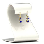 Load image into Gallery viewer, double-drop-lever-back-round-diamond-halo-earrings-with-sapphire-in-yellow-gold-FDEAR11226GSABL-NL-YG.jpg

