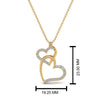 Load image into Gallery viewer, double-heart-diamond-pendant-in-FDPD9270-NL-YG