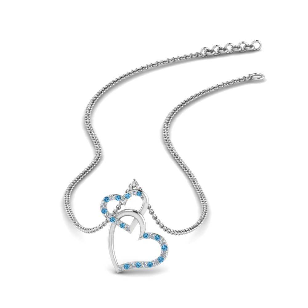 double-heart-diamond-pendant-with-blue-topaz-in-FDPD9270GICBLTO-NL-WG