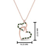 Load image into Gallery viewer, double-heart-diamond-pendant-with-emerald-in-FDPD9270GEMGR-NL-RG