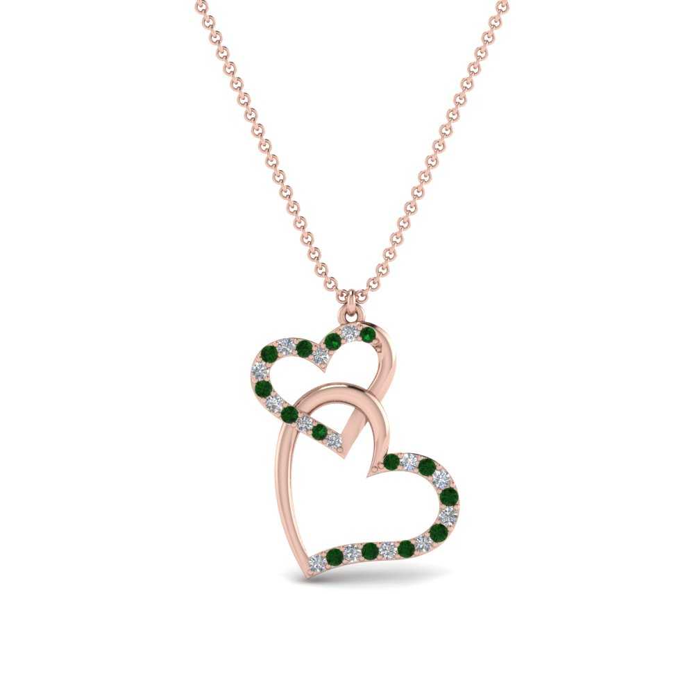 double-heart-diamond-pendant-with-emerald-in-FDPD9270GEMGR-NL-RG