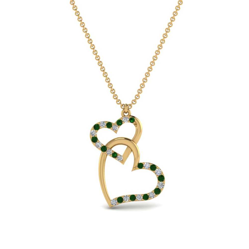 double-heart-diamond-pendant-with-emerald-in-FDPD9270GEMGR-NL-YG