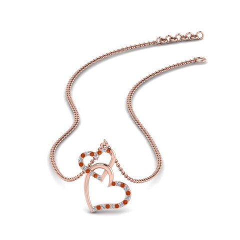 double-heart-diamond-pendant-with-orange-sapphire-in-FDPD9270GSAOR-NL-RG