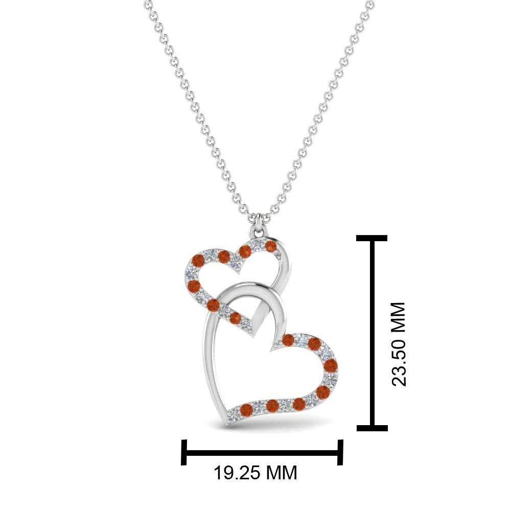 double-heart-diamond-pendant-with-orange-sapphire-in-FDPD9270GSAOR-NL-WG