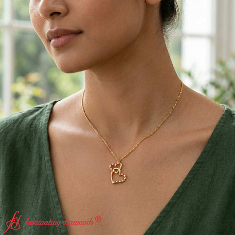 Double Heart Pendant For Women