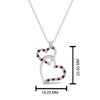 Load image into Gallery viewer, double-heart-diamond-pendant-with-pink-sapphire-in-FDPD9270GSADRPI-NL-WG