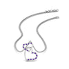 Load image into Gallery viewer, double-heart-diamond-pendant-with-purple-topaz-in-FDPD9270GVITO-NL-WG