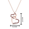 Load image into Gallery viewer, double-heart-diamond-pendant-with-ruby-in-FDPD9270GRUDR-NL-RG