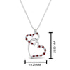 Load image into Gallery viewer, double-heart-diamond-pendant-with-ruby-in-FDPD9270GRUDR-NL-WG