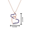 Load image into Gallery viewer, double-heart-diamond-pendant-with-sapphire-in-FDPD9270GSABL-NL-RG