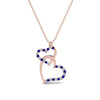 Load image into Gallery viewer, double-heart-diamond-pendant-with-sapphire-in-FDPD9270GSABL-NL-RG