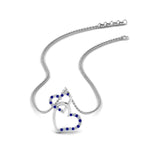 Load image into Gallery viewer, double-heart-diamond-pendant-with-sapphire-in-FDPD9270GSABL-NL-WG
