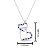 Load image into Gallery viewer, double-heart-diamond-pendant-with-sapphire-in-FDPD9270GSABL-NL-WG