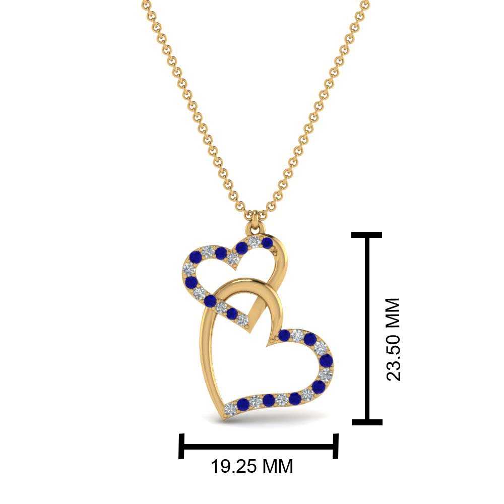 double-heart-diamond-pendant-with-sapphire-in-FDPD9270GSABL-NL-YG