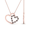 Load image into Gallery viewer, double-heart-open-pendant-with-black-diamonds-in-FDPD10806-GBLACK-NL-RG.jpg