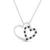 Load image into Gallery viewer, double-heart-open-pendant-with-black-diamonds-in-FDPD10806-GBLACK-NL-WG.jpg
