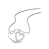 Load image into Gallery viewer, double-heart-open-pendant-with-diamonds-in-FDPD10806-NL-WG.jpg