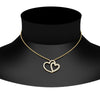 Load image into Gallery viewer, double-heart-open-pendant-with-diamonds-in-FDPD10806-NL-YG.jpg