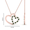 Load image into Gallery viewer, double-heart-open-pendant-with-emerald-in-FDPD10806-GEMGR-NL-RG.jpg