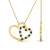 Load image into Gallery viewer, double-heart-open-pendant-with-emerald-in-FDPD10806-GEMGR-NL-YG.jpg