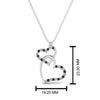 Load image into Gallery viewer, double-heart-pendant-with-black-diamond-in-FDPD9270GBLACK-NL-WG