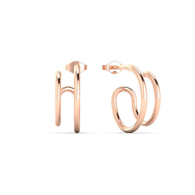 Double Hoops Ear Cuffs