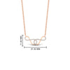 Load image into Gallery viewer, double-infinity-diamond-love-pendant-in-FDPD11291-NL-RG