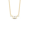 Load image into Gallery viewer, double-infinity-diamond-love-pendant-in-FDPD11291-NL-YG