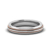 Load image into Gallery viewer, Double Rope Design 2 Tone Band