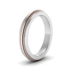 Load image into Gallery viewer, Double Rope Design 2 Tone Band
