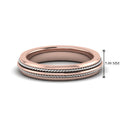 Thumbnail 2 - Double Rope Design 2 Tone Band